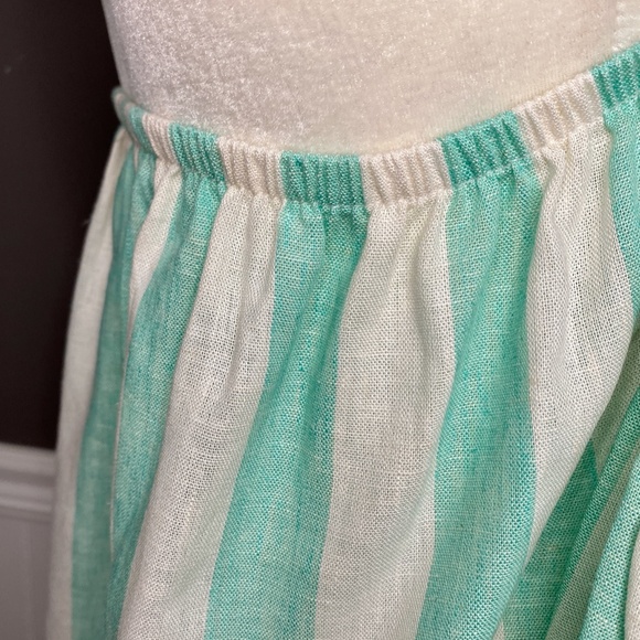 Striped off the shoulder linen top - Picture 7 of 7